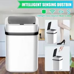 Smart 13l Waste Bin met infrarood sensing -technologie voor keuken en badkamerafval kan keukenafval