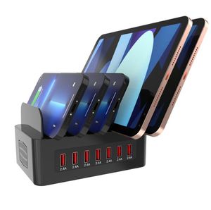 Chargeurs intelligents 5 7 10 ports Station de charge USB Prise de courant Multi Port qc3.0 PD18W Chargeur mural Dock HUB Adaptateur de bureau à domicile pour téléphone