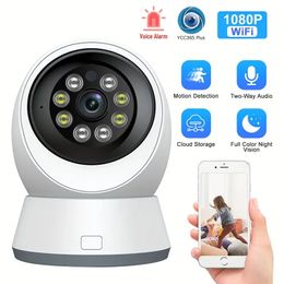 Slimme AI-camera met 5G dual-band draadloos, PTZ-rotatie, nachtzicht in kleur, tweeweg spraakintercom, bewegingsdetectie en video-opslag - Indoor Home Monitor