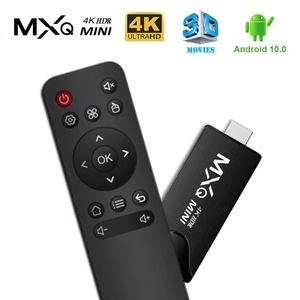 Smart Android Mini TV Stick MXQMINI 10 Quad Core Ondersteuning 4K HD Box H265 24G Wifi Streaming Set Top 240130