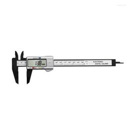 Módulos de automatización inteligente 150 mm 6 pulgadas LCD digital Electrónica Fibra de carbono Vernier Calibre Herramienta de medición 0-150 mm de alta resistencia