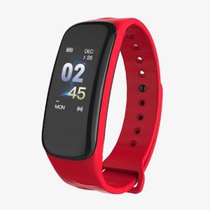 Smart Armband Kleur Scherm Bloeddruk Smart Horloge Waterdicht Fitness Tracker Horloge Hartslag Monitor Polshorloge voor Android iPhone IOS