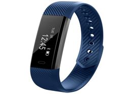 Smart Bracelet Fitness Tracker Smart Watch Counter Activity Monitor Ratio de alarma Vibración Smart Wristwatch para iOS andr6807950