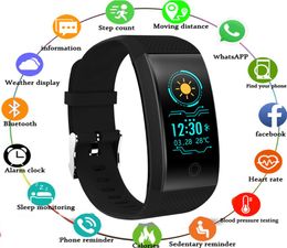 Bracelet intelligent IP68 Imperméable SmartBand Sleep Sleep Monitor Sleep Money Passomy Fitness Tracker Bluetooth Smartwatch1684219