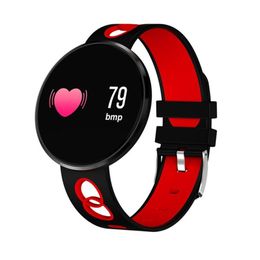 Smart Armband Horloge Bloeddruk Hartslag Monitor Smart Watch Kleur scherm Waterdicht Fitness Tracker Polshorloge voor iPhone Andorid