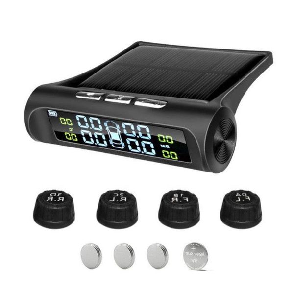 Smart Car TPMS monitoreo automático dispositivo externo sistema de supervisión de presión de neumáticos alarma de seguridad USB TMPS Sensor de presión de neumáticos Uipgn