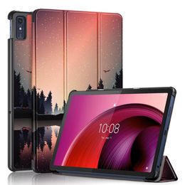 Смарт-чехлы для Lenovo Tab M10 5G TB360ZU 10,6 дюйма, чехол из искусственной кожи с функцией пробуждения и сна, планшетный ПК, чехол, Роскошный чехол