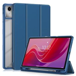 Smart Cases Voor Lenovo Tab M11 TB330FU Xiaoxin Pad 2024 TB331FC 11 "Inch Acryl Leather Cover Wake Sleep Functie tablet Capa