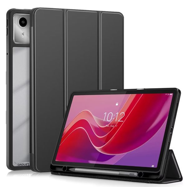 Étuis intelligents pour Lenovo Tab M11 TB330FU Xiaoxin Pad 2024 TB331FC, housse en cuir acrylique de 11 pouces, fonction réveil, tablette