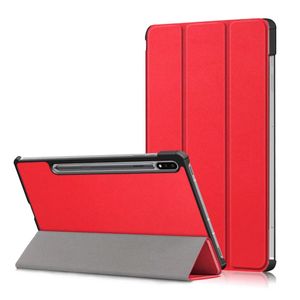 Smart Cases voor Samsung Tab S7 Plus SM-T970 T975 S8 plus SM-X800 X806 Fe Case Slim Leather Cover Tablet Auto Sleep Wake Functie