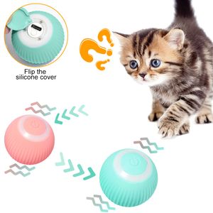 Smart Cat Toys Electric Cheerble Ball Toys Kitten Outils d'entraînement interactifs Automatic Rolling Ball Kitty Indoor Playing