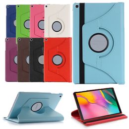 Tabletcase voor IPAD 10.2 2019GE ​​2021 AIR4 10.9 PRO 11 10.5 AIR MINI 5/4/3/2 GALAXY TAB S7 360 Roterende Lederen Cover