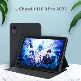 Couverture intelligente pour Chuwi Hi10 XPRO 2023 Case de tablette 10.1 pouce pliant Folio PU Le cuir PU avec somnifère Auto Sleep Wake Up Protective Shell