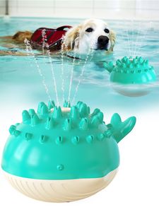 Jouet intelligent d'été pour chien, eau électrique rafraîchissante, piscine flottante, bain pour animaux de compagnie, Spray, produits de nettoyage, accessoires