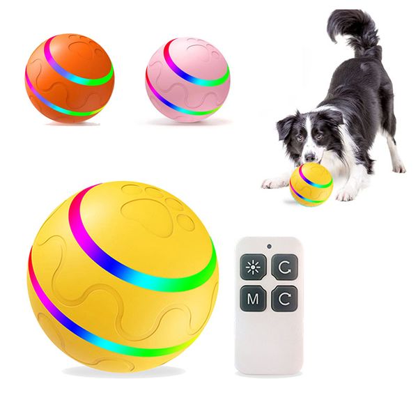 Juguetes para perros inteligentes, bola rodante automática, juguetes eléctricos para perros, juguetes interactivos para entrenamiento de perros, juguetes para cachorros con movimiento automático, accesorios para mascotas