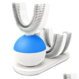 Slimme elektrische tandenborstel U-vorm Matic Sonic 360 graden Trasonic tandenreiniger voor luie mensen C18122901 Drop Delivery Electronics Otjor
