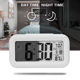 Smart Electronic Desktop LED Alarm Digitale Backlight AAA Table Clock met Thermometer en Snooze-functie