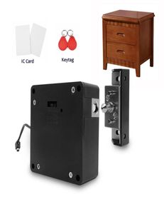 Smart Electronic Hidden RFID Cabinet Lock pas de trou de meubles d'installation faciles à casier Armoire d'armoire à chaussures Lock Porte de porte avec T1317692