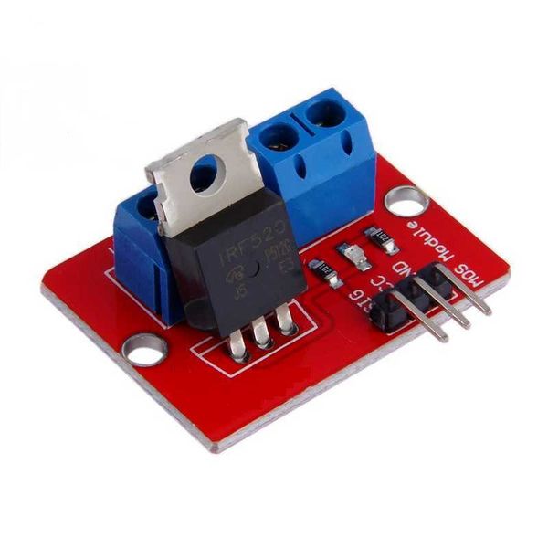 Electrónica Inteligente, botón Mosfet superior de 0-24V, módulo controlador IRF520 MOS para Arduino MCU ARM Raspberry Pi