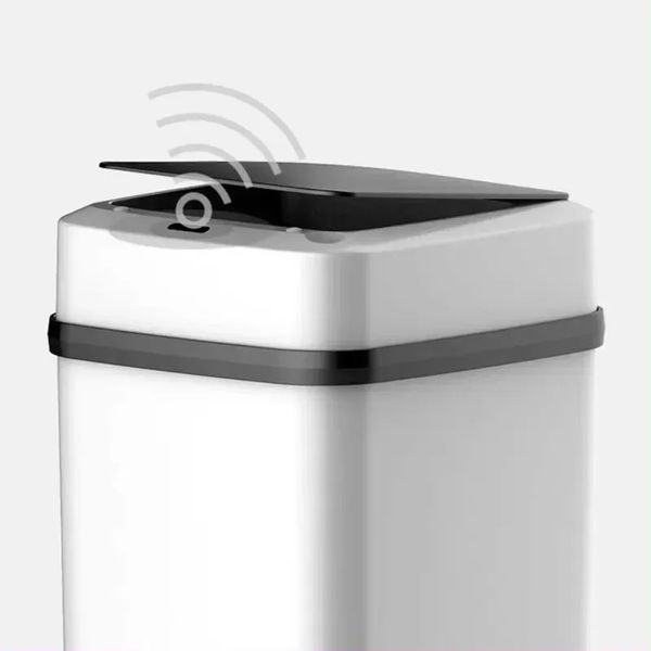 Seau de déchets intelligents 13l de cuisine tactile poubelle peut déchets de salle de bain bac de recyclage poubelle poubelle de cuisine