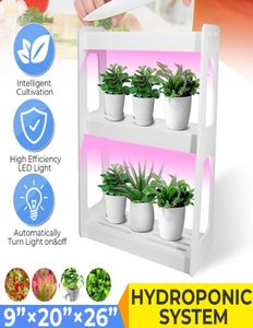 Smart Garden Kit Led Grow Light Hydroponic Growing Multifunctionele bureaulamp Planten Flower Hydroponics Tent Box Lights4157747