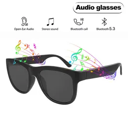 Lunettes intelligentes Bluetooth UV400, casque sans fil, lunettes de soleil rétro Anti-bleu, adaptées aux téléphones Android et Apple