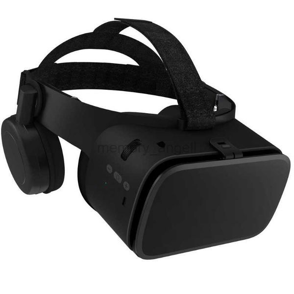 Gafas inteligentes Gafas de realidad virtual con auriculares inalámbricos Bluetooth Gafas de realidad virtual 3D Ver películas Jugar juegos de 7 pulgadas para teléfonos inteligentes HKD230725