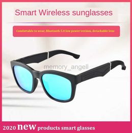 Lunettes intelligentes Les nouveaux produits en 2020 peuvent être associés à des lentilles de prescription Smart Call Bluetooth Lunettes de soleil semi-ouvertes Musique de sport Lunettes de soleil HKD230725