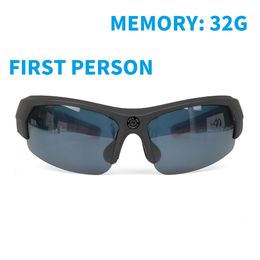 Smart Glasses Rifeiko HD 1080p Video Shooting Builtin 32G Storage voor Extreme Sports FirstPerson Recording 230420