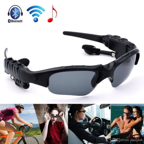 Gafas inteligentes deportivas estéreo inalámbrico Bluetooth 4,0 auriculares teléfono polarizado gafas de sol para conducir mp3 gafas de montar