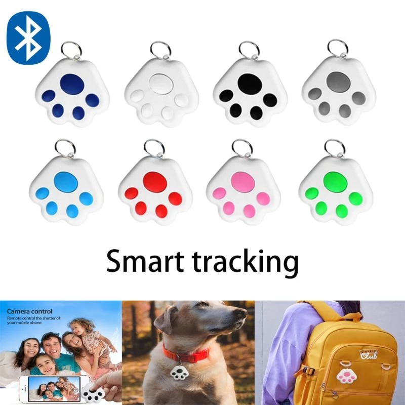 Smart GPS Tracker -موقع محدد محدد لـ Pet Dog Cat Kids Wallet Smart Tag Exti -Lost Key Ring Accessories