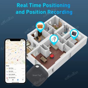 Smart GPS Tracker fonctionne avec Find My My App, un dispositif de rappel anti-perdant pour le localisateur de balise système iOS MFI composé de Bluetooth compatible