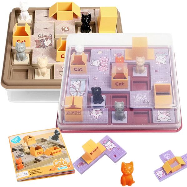 Smart Hide Busque Juego de mesa Solución de habilidades de construcción de habilidades Lógico Pensamiento lógico Cerebro Brain Training Toy Regalo para niños 240401