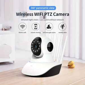 Smart Home 1080P HD Cloud Draadloos Wifi High-Definition Hoofdschudden Camera Tweerichtingsintercom Thuis Infrarood Nachtzicht Bewaking op afstand Automatisch volgen