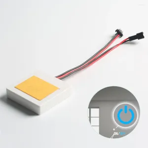 Control de hogar inteligente 12V Sensor de interruptor táctil de tres velocidades de atenuación LED color continuo regulable oculto para iluminación de espejo de baño