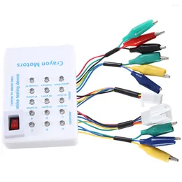 Control de hogar inteligente 24V / 36V / 48V / 60V / 72V Electro Car E-Bike Scooter Controlador de motor sin escobillas Probador para teste bobina (blanco)