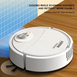 Smart Home Control 3 in 1 Intelligente veegrobot Stofzuiger Geluidsarm Vloerveegmachine Oplaadbaar Automatisch tapijt 230909