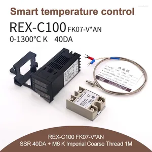 Smart Home Control 3 stks/set Digitale PID Thermostaat Temperatuurregelaar REX-C100FK07-V AN/K Thermokoppel/Temperatuursensor Max 25A 40A