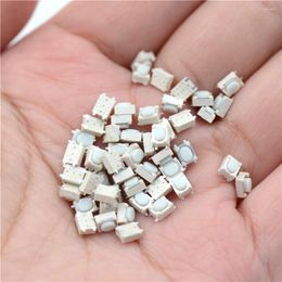 Smart Home Control 50 pcs/lot Micro bouton interrupteur Tact SMD 4Pin 3X4X2.5MM blanc Tactile poussée momentanée