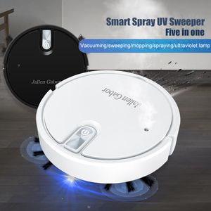 Smart Home Control 5in1 Aspirateur robot de balayage intelligent sans fil multifonctionnel Super silencieux Aspirateur Mopping Humidification pour 230909