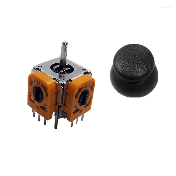 Control de hogar inteligente 5 unids 13x13 mm FJM10K Modelo de avión 3D Potenciómetro de balancín Máquina de juego de 360 ​​grados Interruptor de mano con tapa