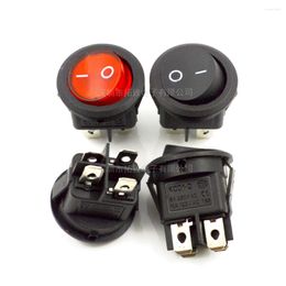 Smart Home Control 5 PCS/Lot KCD1-224 4 pieds 2 fichiers interrupteur à bascule 6A/250 V rouge noir