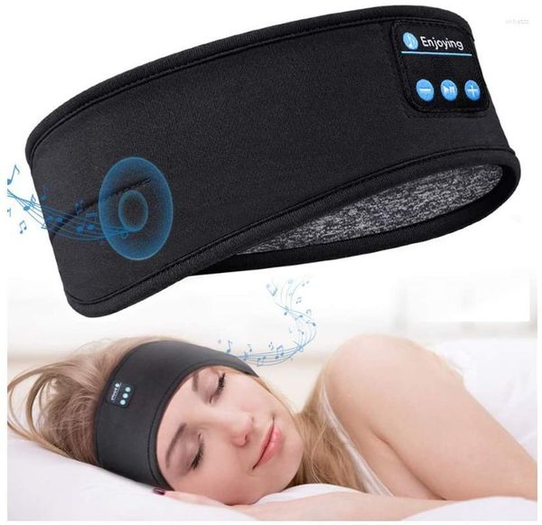 Smart Home Control Bluetooth Sleeping Headphones Headband Thin Soft Elastic Cómodo Wireless Music Eye Mask para Side Sleeper