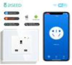 Control de hogar inteligente BSEED UK Socket WiFi Outlet Trabajo con Alexa Google Life App Temporizador remoto Enchufes de pared 13A9652289