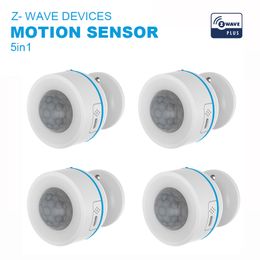 Smart Home Control Coolcam Z Wave Plus 700 -Series PIR Motion Detector met temperatuurvochtigheid Lichtsensor Werk Smarthing Verasmart