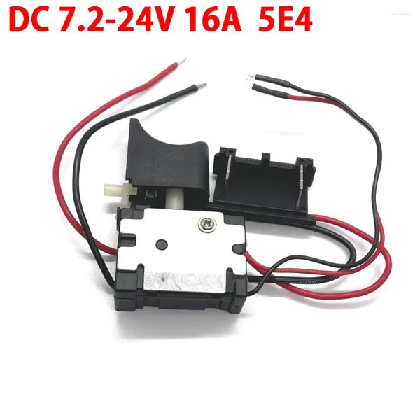 Control doméstico inteligente DC 7.2-24V 16A 5E4 para batería de litio Velocidad de interruptor de perforación inalámbrica con luz pequeña