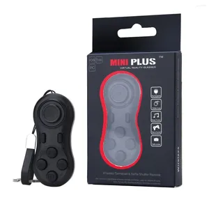 Control de hogar inteligente Mini Bluetooth Gamepad Wireless V4.0 VR Controlador remoto Pad Recargable Vidoe Juego Selfie Flip E-Book PPT Mouse