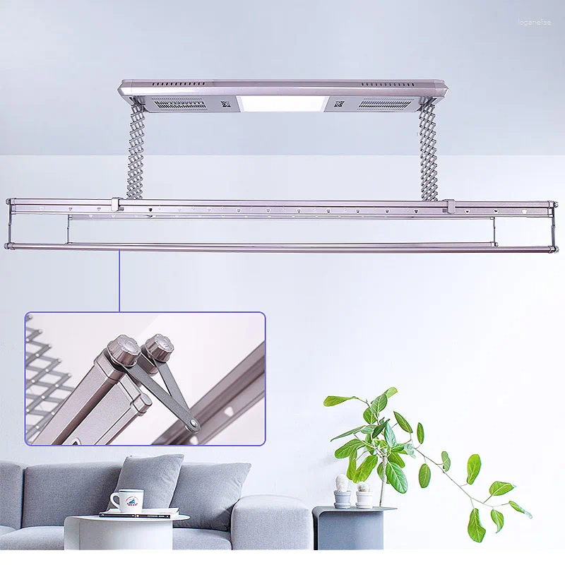 Smart Home Control Multifunction Fast Drying Rack Clothes Horses Cloths Extendable Hanger With Fan And Heater