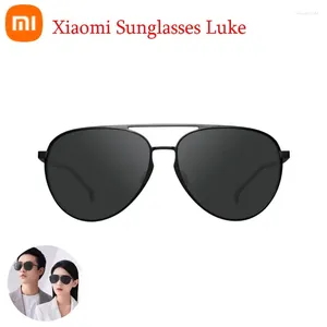 Control de hogar inteligente Original Xiaomi Mijia Luke Gafas de sol para conducir Viajes al aire libre Hombre Mujer UV400 Anti-polarización Protección ocular Piloto Sol