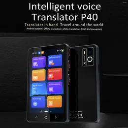Traducteur vocal Intelligent Portable, contrôle à domicile Intelligent, prise en charge de 134 langues, dispositif d'apprentissage de voyage pour conférence de traduction Po